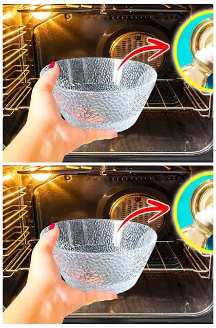 The magic trick to cleaning the entire oven with the bowl method: it will sparkle with cleanliness