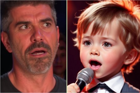 Simon Cowell started crying! The boy sang such a song that Simon couldn’t speak. He went up to the stage to kiss the boy!